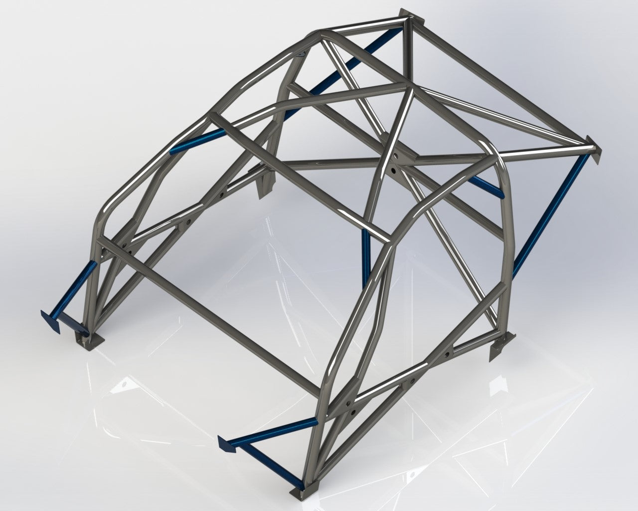 Kit de jaula antivuelco multipunto T45 para Toyota MR2 Mk3 00-07. Cumple con la normativa MS UK.