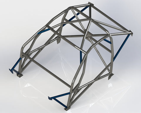 TOYOTA MR2 Mk3 00-07 Multipoint T45 Roll Cage kit FIA Minima 