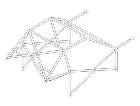 NISSAN Almera Multipoint CDS roll cage kit 