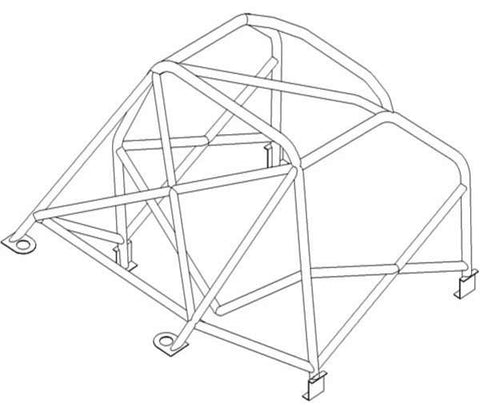 NISSAN Skyline R33 Multipoint T45 roll cage kit 