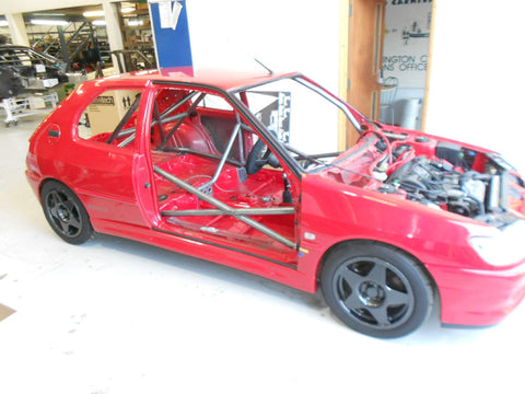 PEUGEOT 306 Challenge International Multipoint CDS roll cage kit. FIA Certificated 