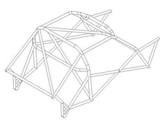 kit de jaula de seguridad multipunto CDS PORSCHE 914