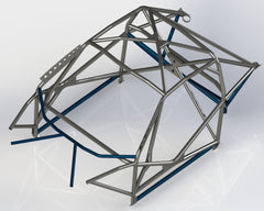 kit de jaula de seguridad multipunto T45 ligera internacional PORSCHE 997 certificado por la FIA