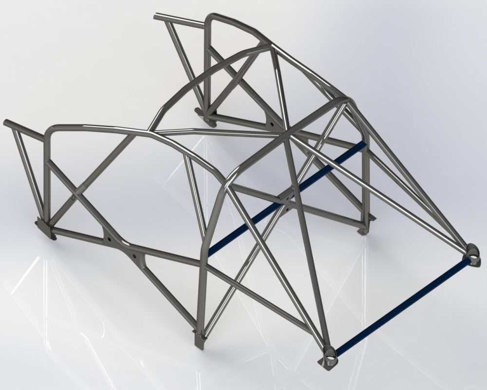 Kit de jaula de seguridad multipunto T45 para RENAULT Clio MK3. Certificado FIA/MSUK