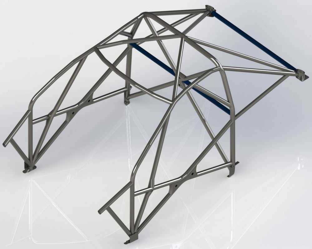 Kit de jaula de seguridad multipunto T45 para RENAULT Clio MK3. Certificado FIA/MSUK