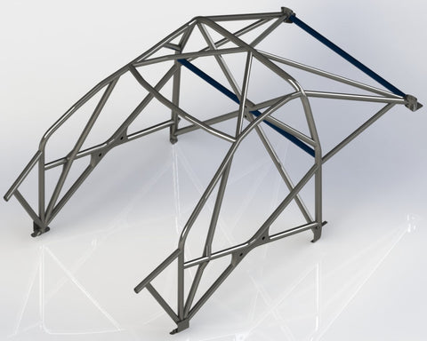 RENAULT Clio MK3 International Multipoint T45 roll cage kit. FIA/MSUK Certificated 