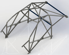 Kit de jaula de seguridad multipunto T45 para RENAULT Clio MK3. Certificado FIA/MSUK