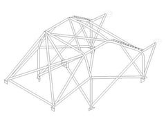 ROVER 25 International Multipoint CDS roll cage kit. FIA Certificated