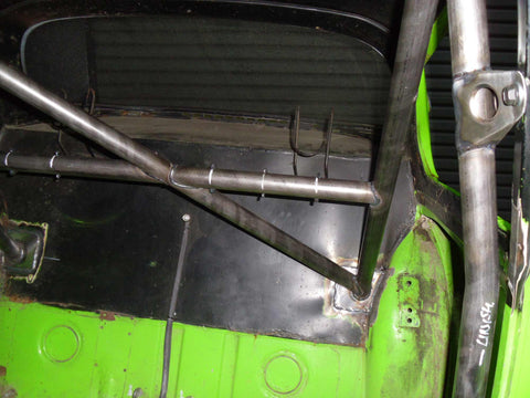 SAAB 96 Historic T45 roll cage kit. MS UK Compliant to Appendix K 