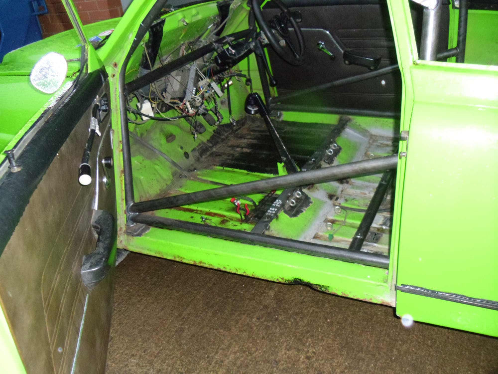 SAAB 96 Historic T45 roll cage kit. MS UK Compliant to Appendix K
