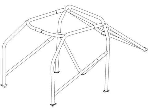 SUBARU Impreza 2/4dr GC8 Bolt-in CDS roll cage MS UK Compliant 