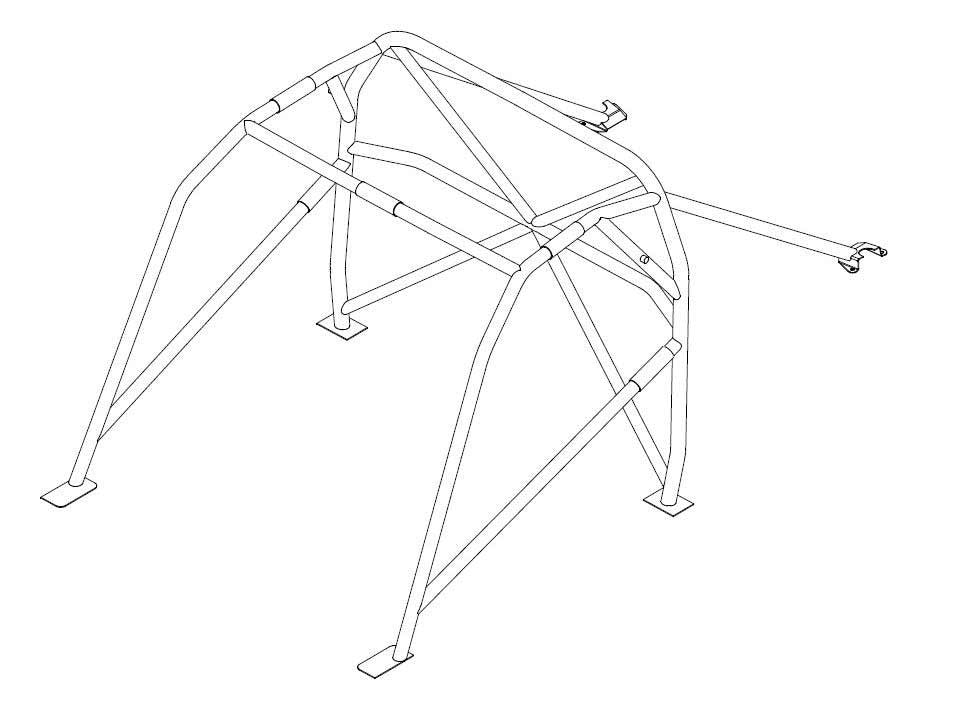 SUBARU Impreza GRB Bolt-in CDS roll cage MS UK Compliant