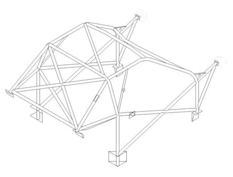 SUBARU Legacy HISTORIC T45 roll cage kit. FIA Certificated 