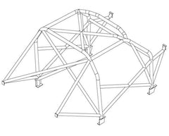 SUZUKI Swift MK1 '89-'94 Multipoint T45 roll cage kit