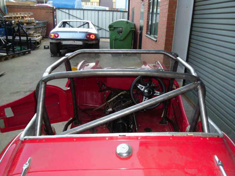 TRIUMPH TR3 Historic T45 roll cage kit. MS UK Compliant to Appendix K 