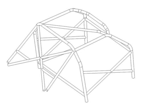 TRIUMPH TR7 Factory Style Multipoint T45 roll cage kit 