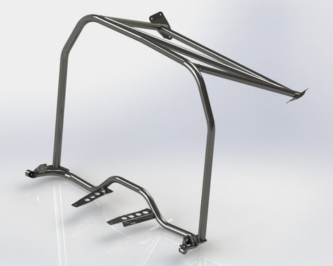 Toyota GR Yaris Bolt In Rear Half Roll Cage Kit String Theory Garage 