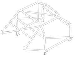 VAUXHALL Firenza Historic T45 roll cage kit. MS UK Compliant to Appendix K