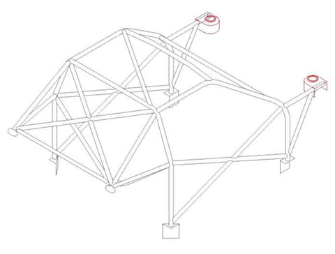 VAUXHALL Nova International Lightweight Multipoint T45 roll cage kit. FIA / MSUK Certificated 
