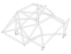 VOLKSWAGEN Golf Mk4 International Multipoint T45 roll cage kit. FIA Certificated