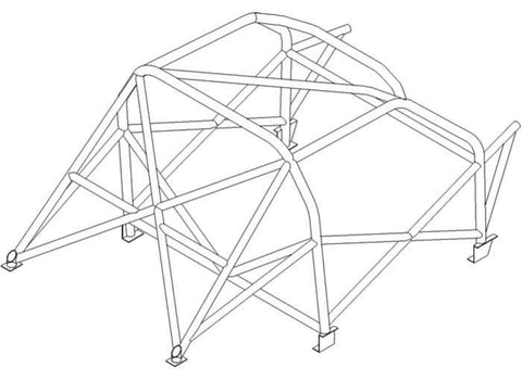 VOLKSWAGEN Golf Mk4 R32 International Multipoint T45 roll cage kit. FIA Certificated 